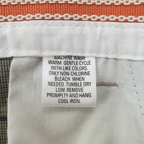 Greg Norman Tasso Elba Plaid Performance Golf Shorts Men's 32 - Picture 11 of 11